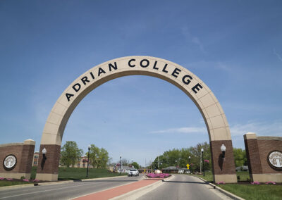 Adrian College Arch